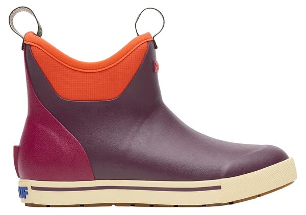 エクストラタフ レディース シューズ スニーカー アンクル ブーツ フリース Xtratuf Women's Camp Fleece-Lined Ankle Deck Boot Fig Neon Flare｜ReVida 店