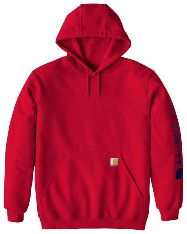 カーハート メンズ アウター パーカー・スウェット Carhartt Men's K288 Hoodie Industry Red レッド｜ReVida 店