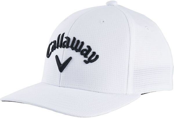キャラウェイ メンズ アクセサリー 帽子 Callaway Adult Performance Pro Golf Hat White/Black 3 ホワイト