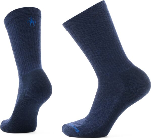 かっこ良い羊毛 レディース アンダーお召しもの ソックス Smartwool Everyday Solid Rib Crew Socks Deep Navy 米国海軍
