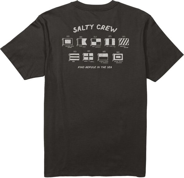 ソルティークルー メンズ トップス Tシャツ Salty Crew Men Call Sign Short Sleeve T-Shirt Black ブラック