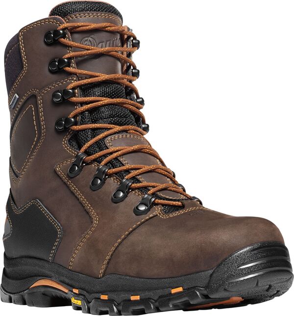 ダナー メンズ シューズ ブーツ・レインブーツ Danner Men Vicious 8\" GORE-TEX Composite Toe Work Boots Brown ブラウン