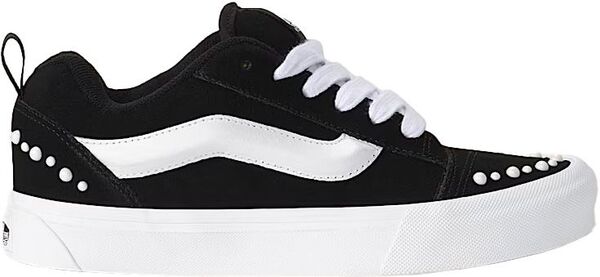 バンズ メンズ シューズ スニーカー Vans Knu Skool Shoes Black 黒いこと
