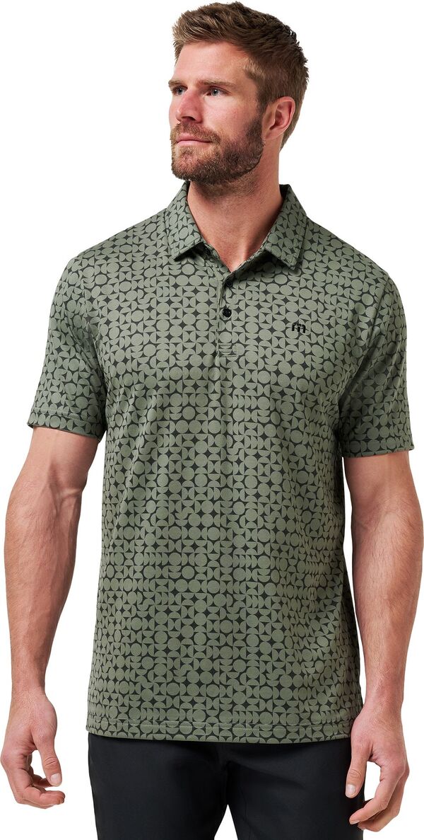 トラビスマヒュー メンズ トップス ポロシャツ TravisMathew Men's Featherweight Caves Golf Polo Dark Olive オリーブ｜ReVida 店