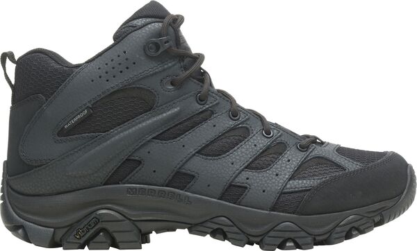 メレル メンズ シューズ ブーツ・レインブーツ Merrell Men's Moab 3 Mid Waterproof Hiking Boots Black ブラック|ReVida 店