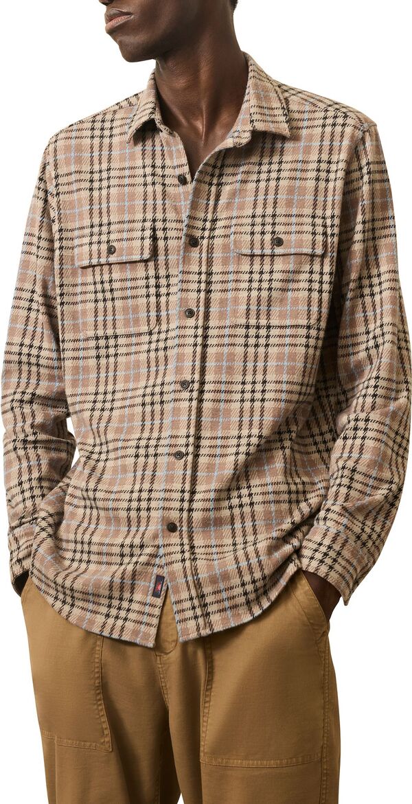 ファレティ メンズ アウター 編み物・プルオーバー プルオーバー Faherty Men\u0027s Legend Sweater Shirt Dune Mountain Plaid 読み合わせる