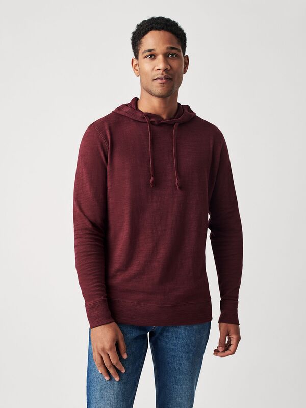 ファレティ メンズ アウター パーカー・スウェット Faherty Men's Heritage Slub Hoodie Mahogany