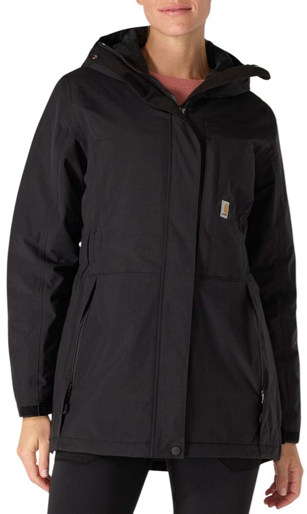 カーハート レディース アウター ジャケット・ブルゾン Carhartt Women'storm Defender Insulated Jacket Black ブラック