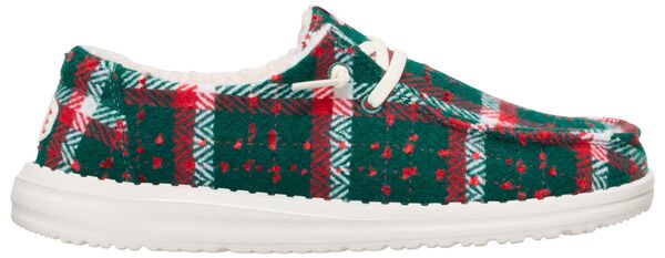 ヘイデュード レディース シューズ スニーカー Hey Dude Wendy Confetti Plaid Cozy Shoe Red/Green/Multi レッド｜ReVida 店