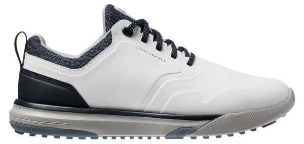 トラビスマヒュー メンズ アンダー御召しもの ソックス 足し加える大いさ TravisMathew Men\u0027s The Daily Pro Plus Golf Shoes White/Total Eclipse 白いこと