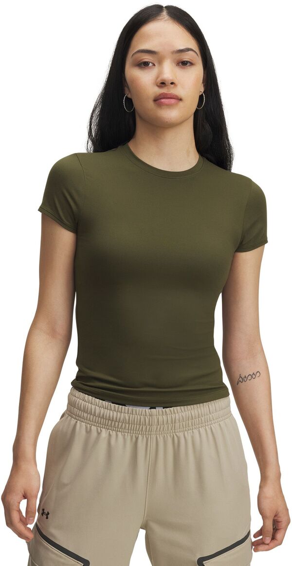 アンダーアーマー レディース トップス Tシャツ Under Armour Women's Meridian Core Short Sleeve T-Shirt Expedition Green グリーン 18,480円