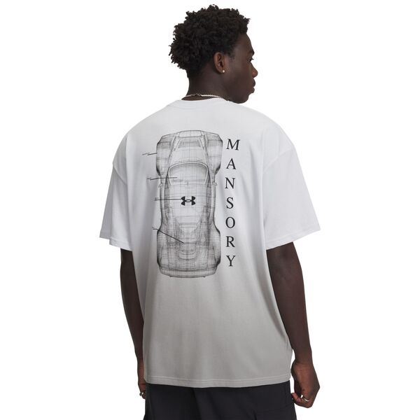 アンダーアーマー メンズ トップス Tシャツ グラフィック Under Armour x Mansory Men's Fade Graphic T-Shirt Distant Gray/Black ブラック