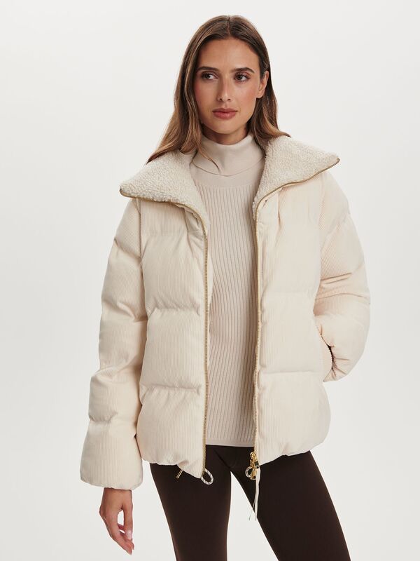 バーレイ レディース アウター ジャケット・ブルゾン Varley Women's Brackley Cord Puffer Jacket Birch