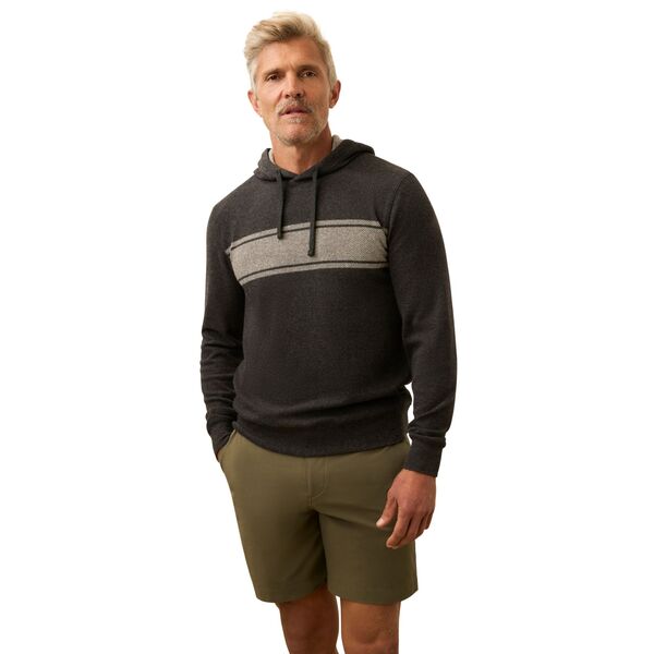 ファレティ メンズ アウター パーカー・スウェット セーター Faherty Men's Legend Sweater Hoodie Charcoal Heather Surf Stripe チャコール|ReVida 店