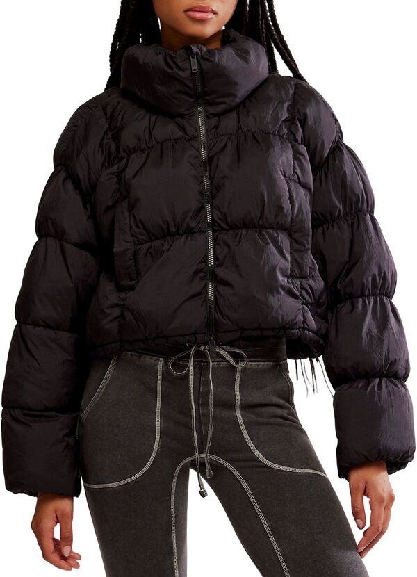 フリーピープル レディース アウター 上衣・上衣 FP Movement Women\u0027s In A Bubble Puffer Jacket Black 黒いこと