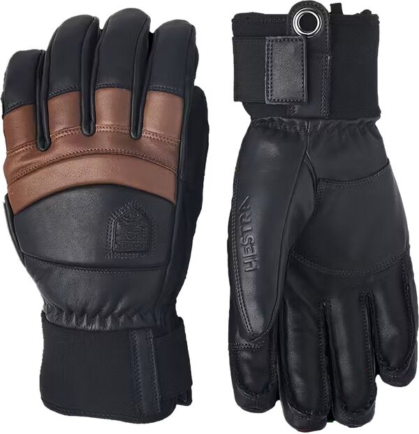 ヘストラ メンズ アクセサリー 手袋 レザー Hestra Men's Leather Falline 5-Finger Gloves Navy/Brown ネイビー