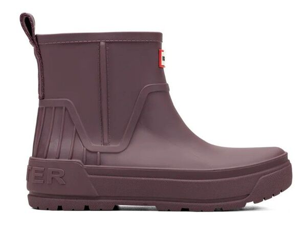 ハンター レディース シューズ ブーツ・レインブーツ HUNTER Women Wales Waterproof Rain Booties Dark Bordo
