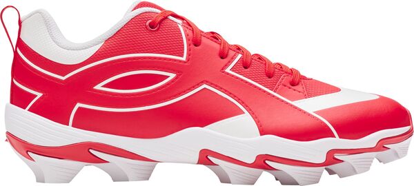 アンダーアーマー メンズ シューズ スニーカー Under Armour Men's Leadoff Icon RM Baseball Cleats Red/White/Red ホワイト｜ReVida 店 10,205円