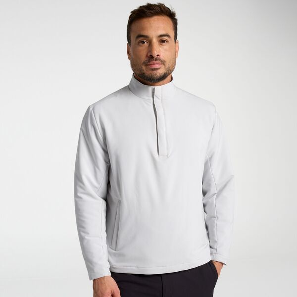 ウォルターヘーゲン メンズ トップス スポーツシャツ Walter Hagen Men\u0027s Performance 11 Insulated 1/4 Snap Golf Polo Light Grey 薄墨色