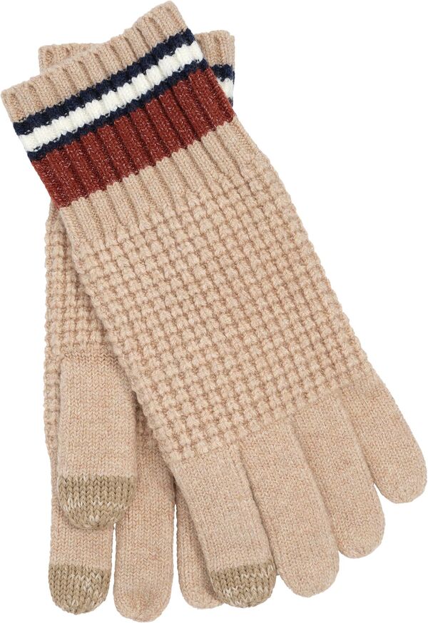 ファレティ メンズ 付属物 グローブ Faherty Men\u0027s Jackson Striped Gloves Oatmeal Heather ギョリュウモドキ メンズ手袋-手袋・アームカバー