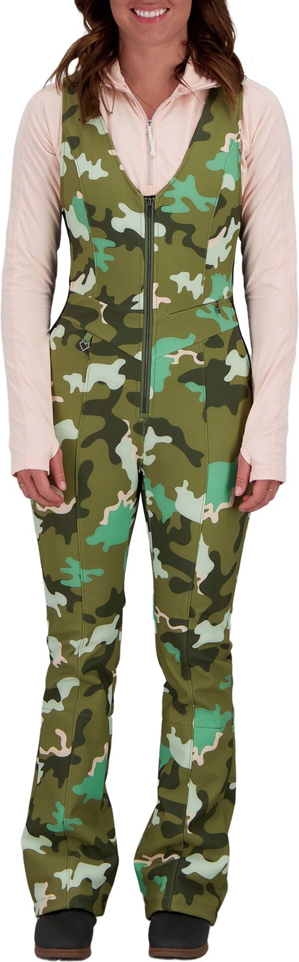 オバマイヤー レディース ボトムス カジュアルパンツ Obermeyer Women's Cybele Softshell Suit Saguaro Camo|ReVida 店