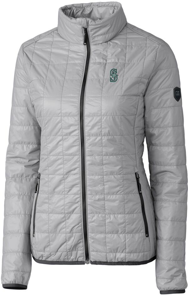 カッターアンドバック レディース アウター ジャケット・ブルゾン Cutter & Buck Women'seattle Mariners Polished PrimaLoft Eco Insulated Full Zipuffer Jacket NoColor|ReVida 店