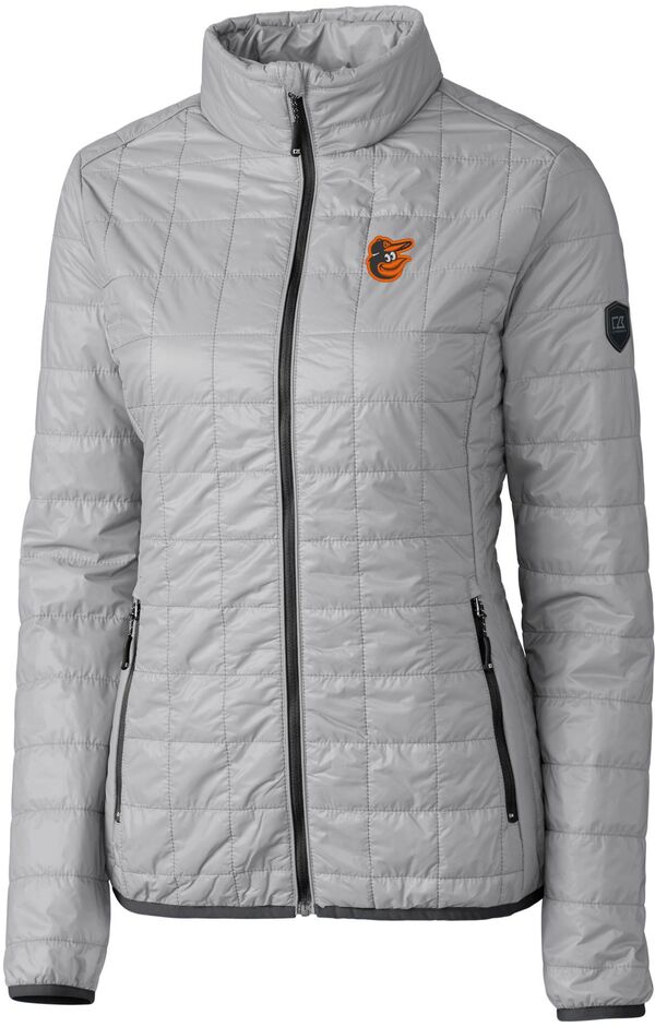 カッターアンドバック レディース アウター ジャケット・ブルゾン Cutter & Buck Women's Baltimore Orioles Eco Insulated Full Zipuffer Jacket NoColor｜ReVida 店