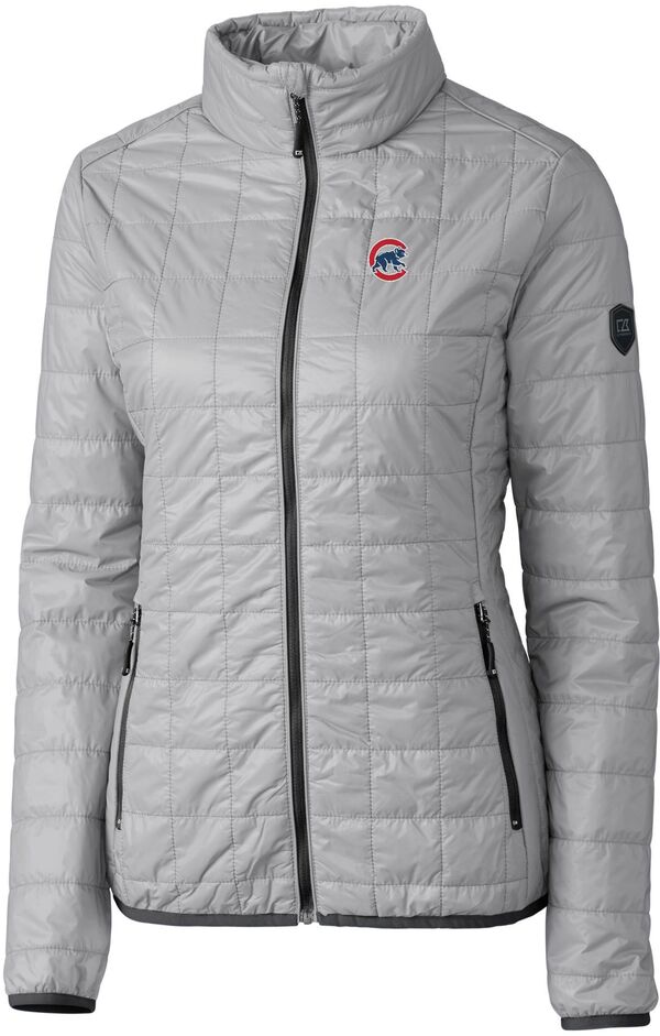 カッターアンドバック レディース アウター ジャケット・ブルゾン Cutter & Buck Women's Chicago Cubs Eco Insulated Full Zipuffer Jacket NoColor|ReVida 店