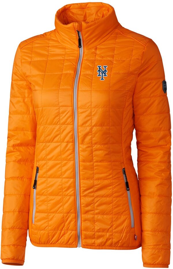 カッターアンドバック レディース アウター ジャケット・ブルゾン Cutter & Buck Women's New York Mets Eco Insulated Full Zipuffer Jacket NoColor|ReVida 店