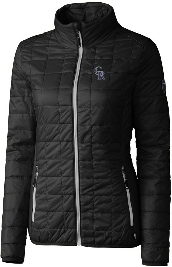 カッターアンドバック レディース アウター ジャケット・ブルゾン Cutter & Buck Women's Colorado Rockies Eco Insulated Full Zipuffer Jacket NoColor｜ReVida 店