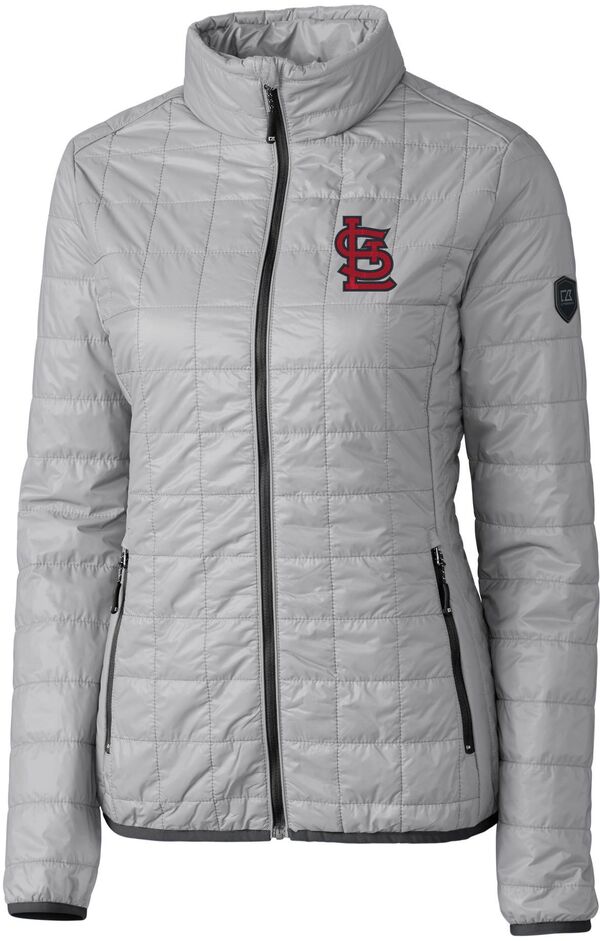カッターアンドバック レディース アウター ジャケット・ブルゾン Cutter & Buck Women'st. Louis Cardinals Polished PrimaLoft Eco Insulated Full Zipuffer Jacket NoColor|ReVida 店