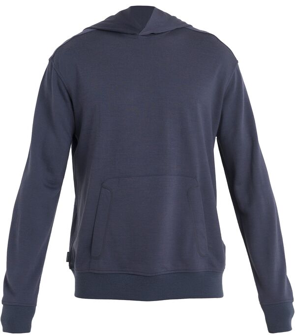 アイスブレーカー メンズ アウター パーカー・スウェット 長袖 Icebreaker Men'shifter II Long-Sleeve Hoodie Graphite グラファイト|ReVida 店