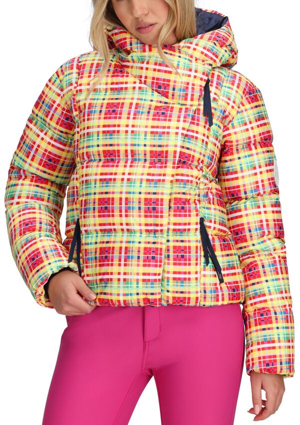 オバマイヤー レディース アウター ジャケット・ブルゾン ダウン Obermeyer Women's Calypso Down Jacket Sun Day Plaid チェック