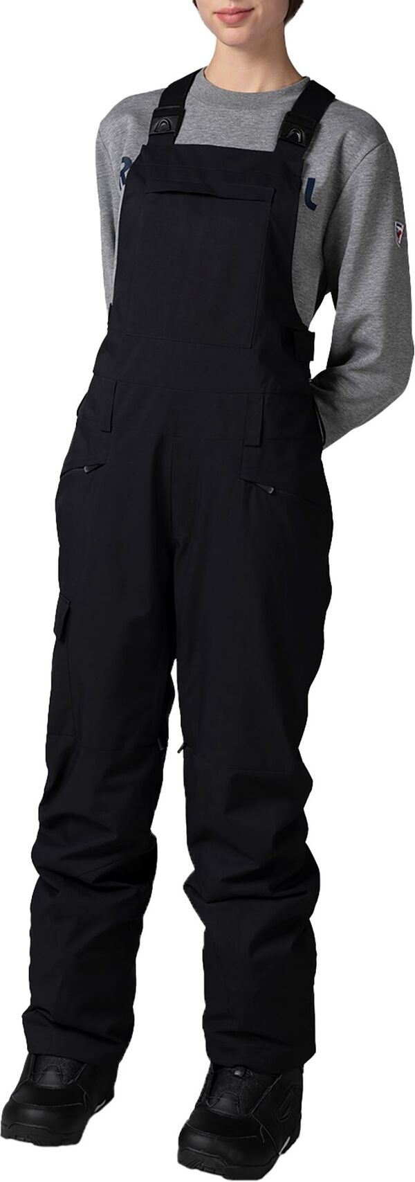 ロシニョール レディース アウター ジャケット・ブルゾン パンツ Rossignol Women's Relaxed Bib Ski Pants Black ブラック｜ReVida 店