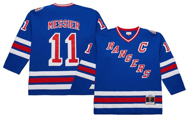 ミッチェル&ネス メンズ トップス シャツ ヴィンテージャージー Mitchell & Ness Men's New York Rangers Mark Messier #11993 Vintage Alternate Replica Jersey NoColor