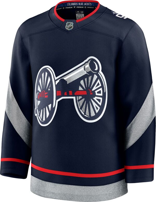 ファナティクス メンズ アウター ジャケット・ブルゾン ジャージー Fanatics NHL Adult 2024-2025 Stadium Series Columbus Blue Jackets Authentic Premium Jersey NoColor ブルー