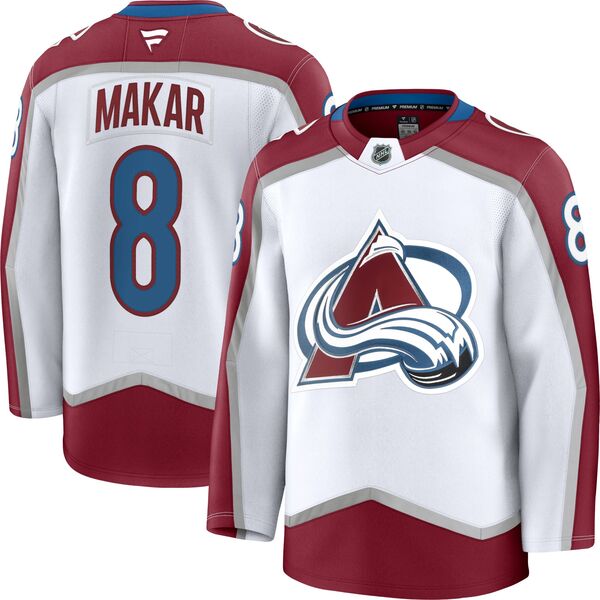 ファナティクス メンズ トップス シャツ ジャージー Fanatics NHL Men's Colorado Avalanche Cale Makar #8 2024-2025 Premium Away Authentic Jersey NoColor