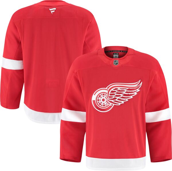 ファナティクス メンズ トップス シャツ ジャージー Fanatics NHL Men's Detroit Red Wings 2024-2025 Authentic Pro Home Jersey NoColor レッド｜ReVida 店
