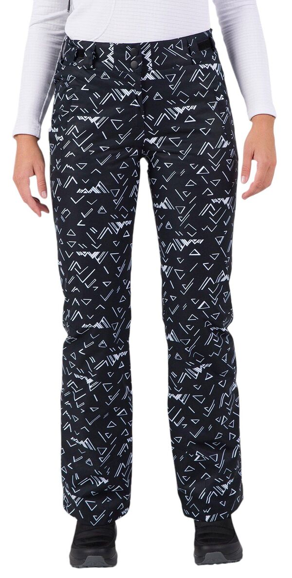 ロシニョール レディース ボトムス カジュアルパンツ プリント Rossignol Women'stacy Printed Ski Pants Black ブラック|ReVida 店