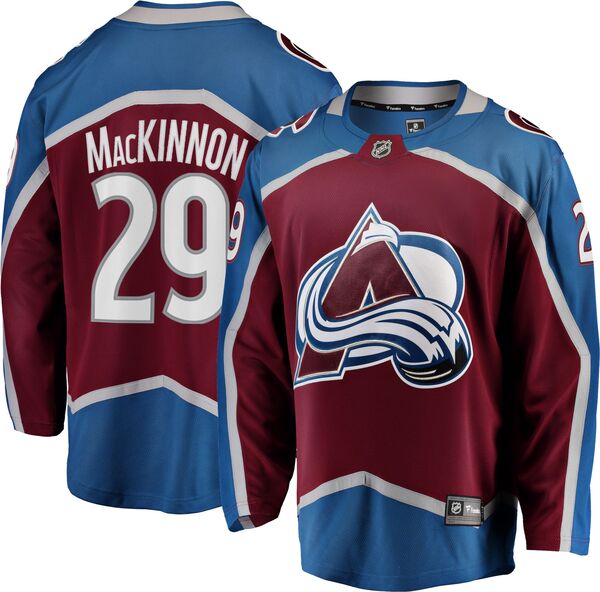 ファナティクス メンズ トップス シャツ ジャージー Fanatics NHL Men's Colorado Avalanche Nathan MacKinnon #29 Breakaway Home Replica Jersey NoColor|ReVida 店