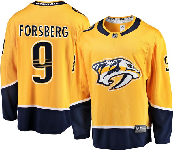 ファナティクス メンズ トップス シャツ ジャージー Fanatics NHL Men's Nashville Predators Filip Forsberg #9 Breakaway Home Replica Jersey NoColor|ReVida 店
