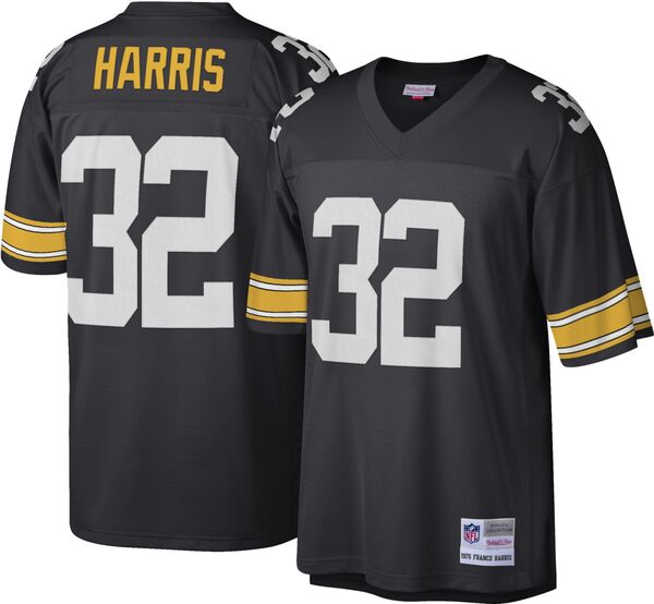 ミッチェル&ネス メンズ トップス シャツ ジャージー Mitchell & Ness Men's Pittsburgh Steelers Franco Harris #32 1976 Throwback Jersey NoColor|ReVida 店