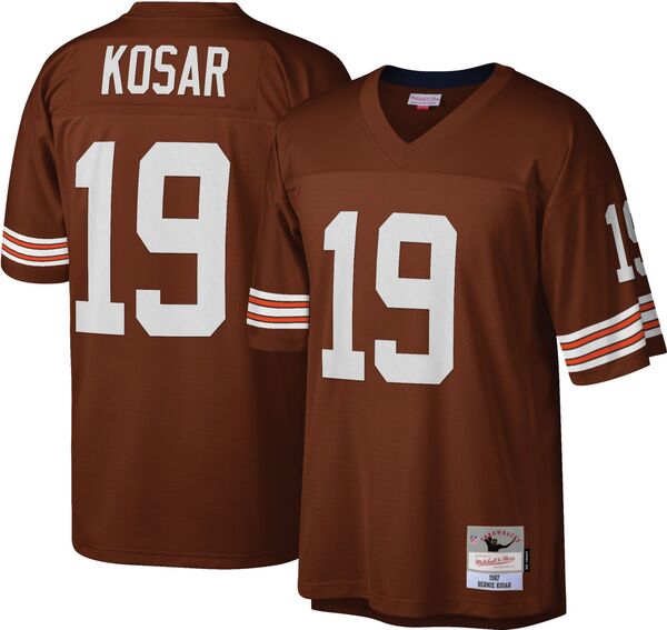 ミッチェル&ネス メンズ トップス シャツ ジャージー Mitchell & Ness Men's Cleveland Browns Bernie Kosar #1987 Throwback Jersey NoColor｜ReVida 店