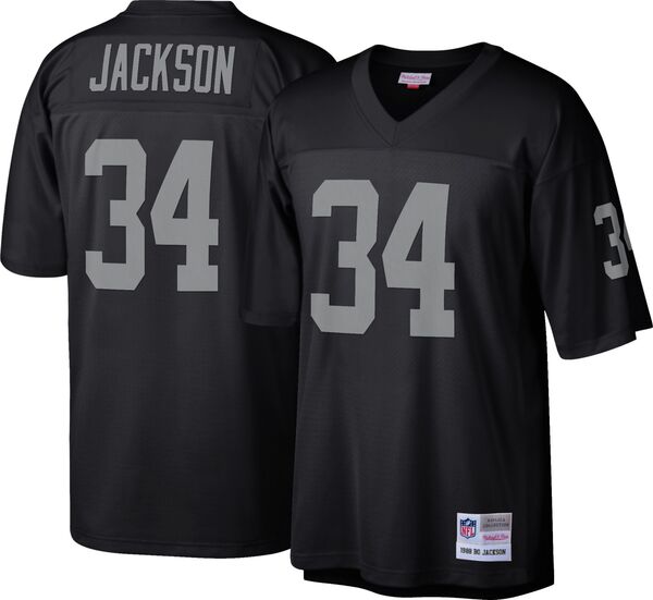 ミッチェル&ネス メンズ トップス シャツ ジャージー Mitchell & Ness Men's Las Vegas Raiders Bo Jackson #34 1988 Throwback Jersey NoColor|ReVida 店