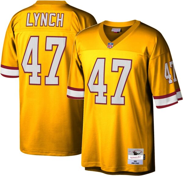 ミッチェル\u0026ネス メンズ トップス シャツ ジャージー Mitchell \u0026 Ness Men Tampa Bay Buccaneers John Lynch #47 1995 Throwback Jersey NoColor