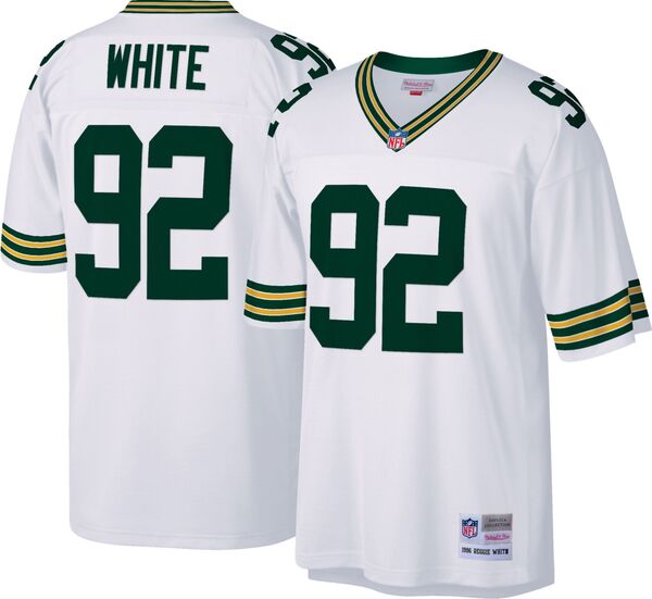 ミッチェル\u0026ネス メンズ トップス シャツ ジャージー Mitchell \u0026 Ness Men Green Bay Packers Reggie White #92 White 1996 Throwback Jersey NoColor ホワイト