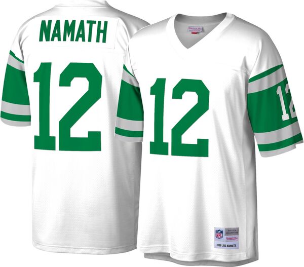 ミッチェル\u0026ネス メンズ トップス シャツ ジャージー Mitchell \u0026 Ness Men New York Jets Joe Namath #12 White 1968 Throwback Jersey NoColor ホワイト