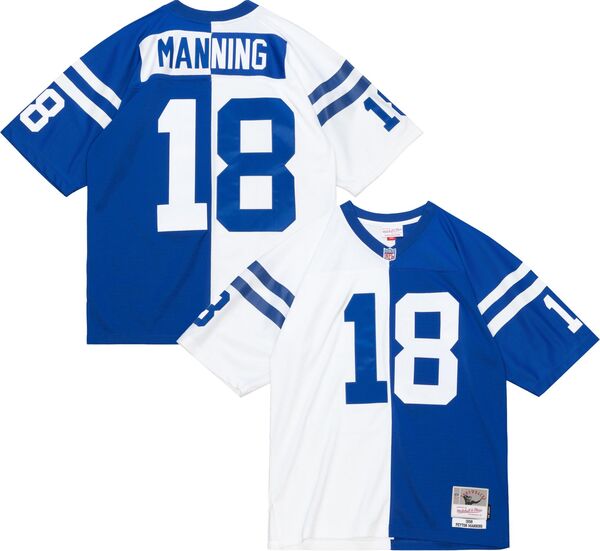 ミッチェル\u0026ネス メンズ トップス シャツ ジャージー Mitchell \u0026 Ness Men Indianapolis Colts Peyton Manning #18 1998 Splithrowback Jersey NoColor