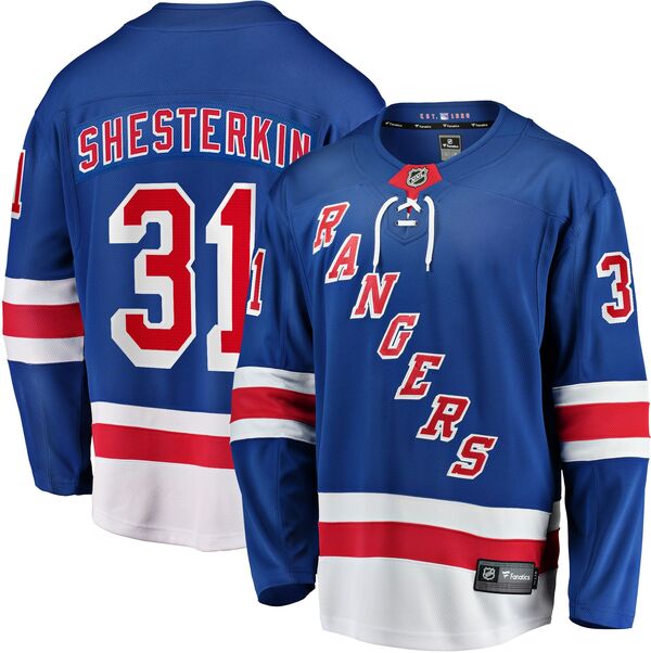 ファナティクス メンズ トップス シャツ ジャージー Fanatics NHL Adult New York Rangers Igor Shesterkin #31 Breakaway Home Replica Jersey NoColor｜ReVida 店 35,620円