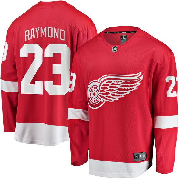 ファナティクス メンズ トップス シャツ ジャージー Fanatics NHL Adult Detroit Red Wings Lucas Raymond #23 Jersey NoColor レッド|ReVida 店